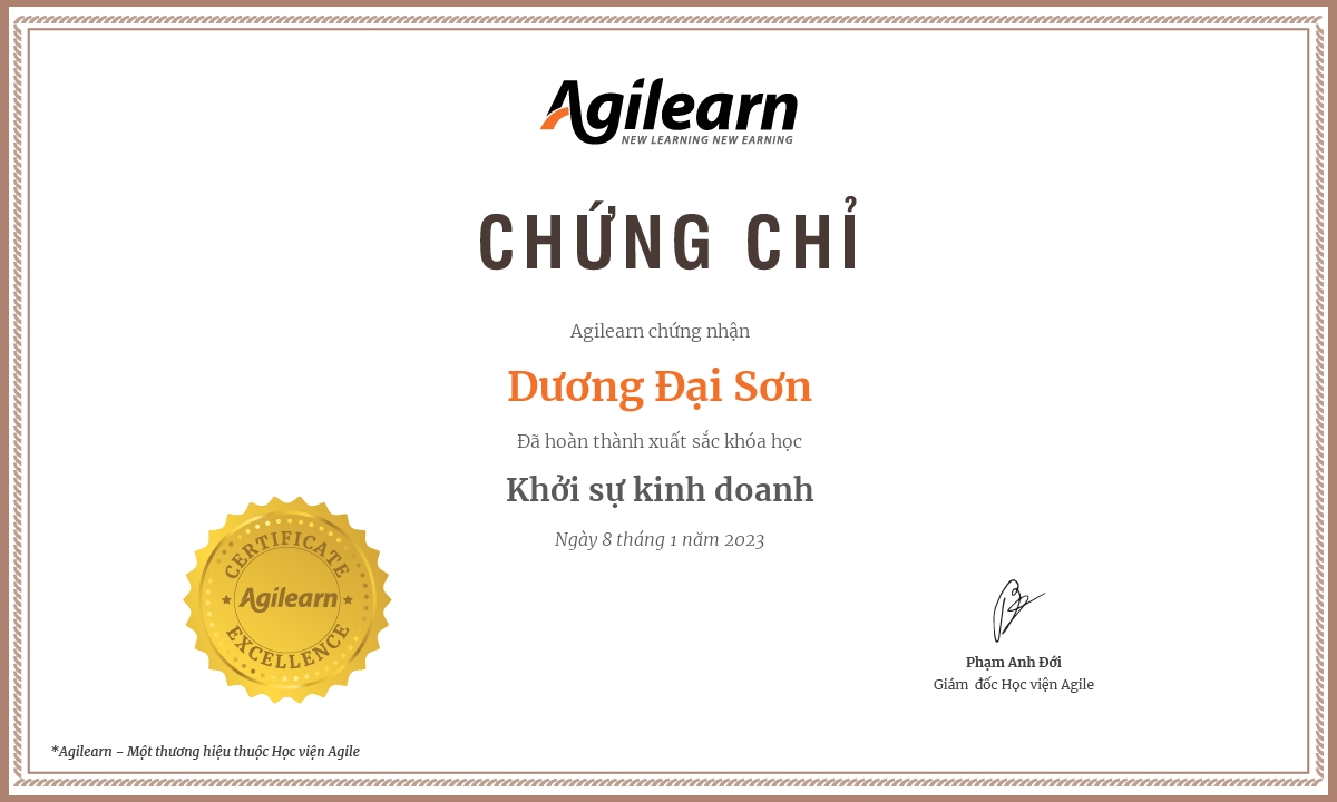 Khởi sự Kinh doanh