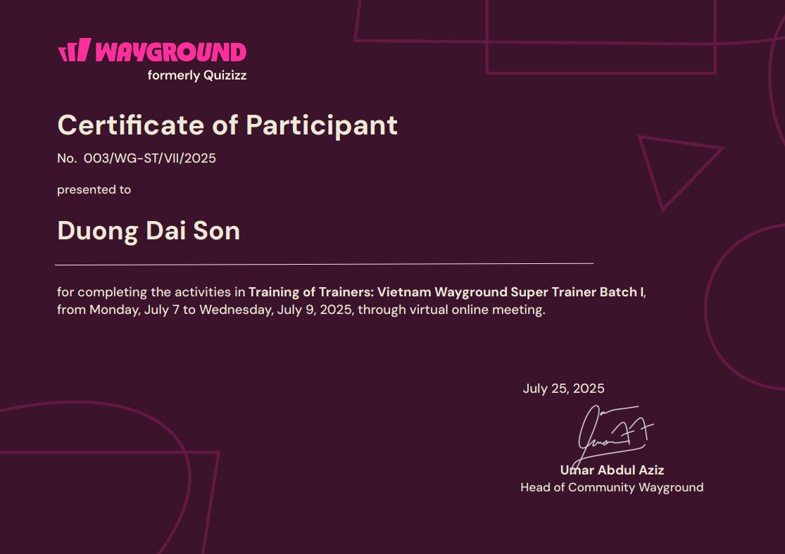 Wayground Training for Trainers