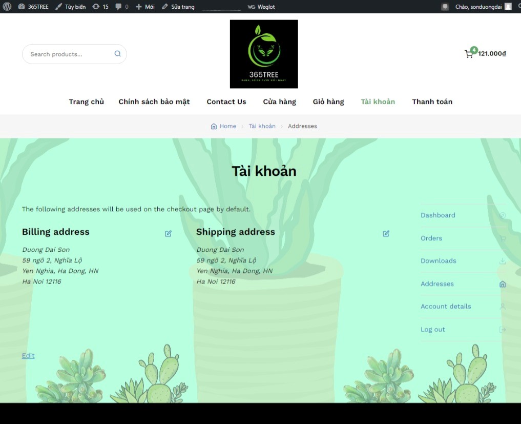 365 Tree - E-commerce